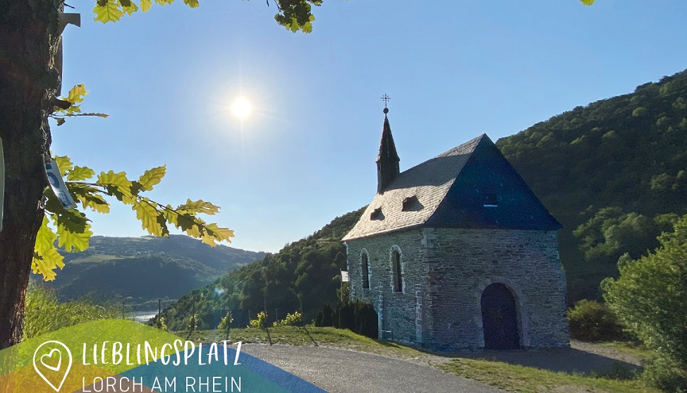 Lieblingsplatz - die Clemenskapelle oberhalb von Lorchhausen